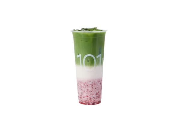 草莓抹茶拿铁 Strawberry Matcha Latte (L)